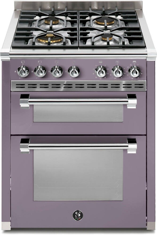 Steel ASCOT 70/2 AQ7SF ASCOT 70/2 Cucina da accosto 70 cm, forno combi-steam 70 lt, doppio forno, piano cottura a gas o induzione