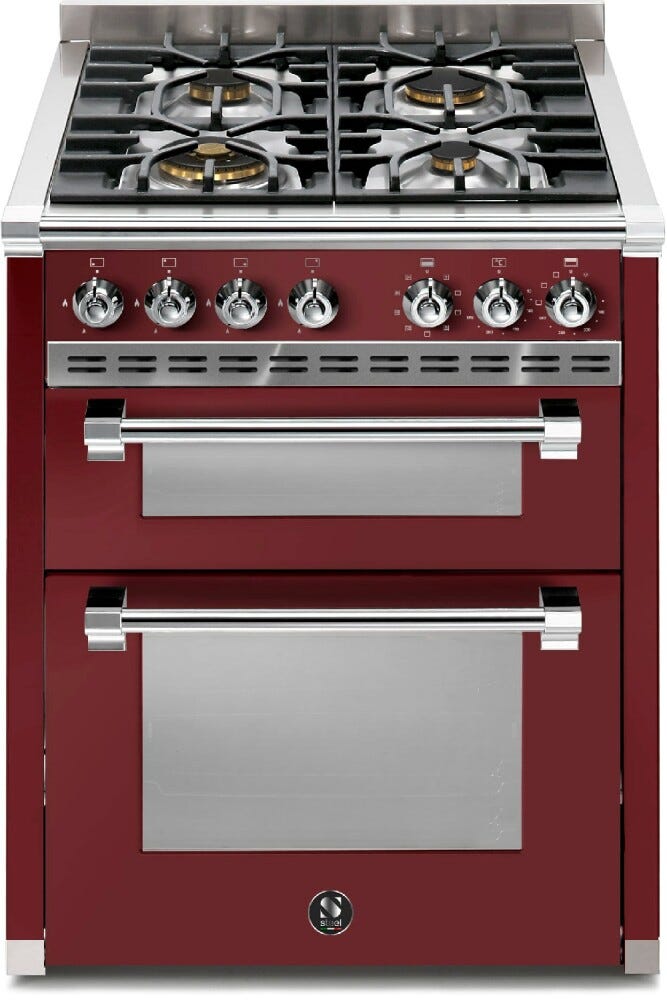 Steel ASCOT 70/2 AQ7SF ASCOT 70/2 Cucina da accosto 70 cm, forno combi-steam 70 lt, doppio forno, piano cottura a gas o induzione
