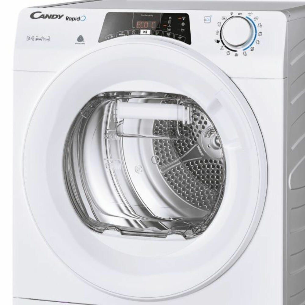 Candy ROE H8A2TE-S Asciugatrice smart cm.60 - capacità 8 Kg - bianco