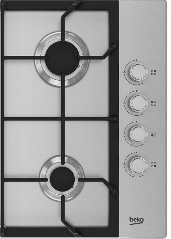Beko HIBG64122SX Piano a cottura a gas cm. 61 - inox