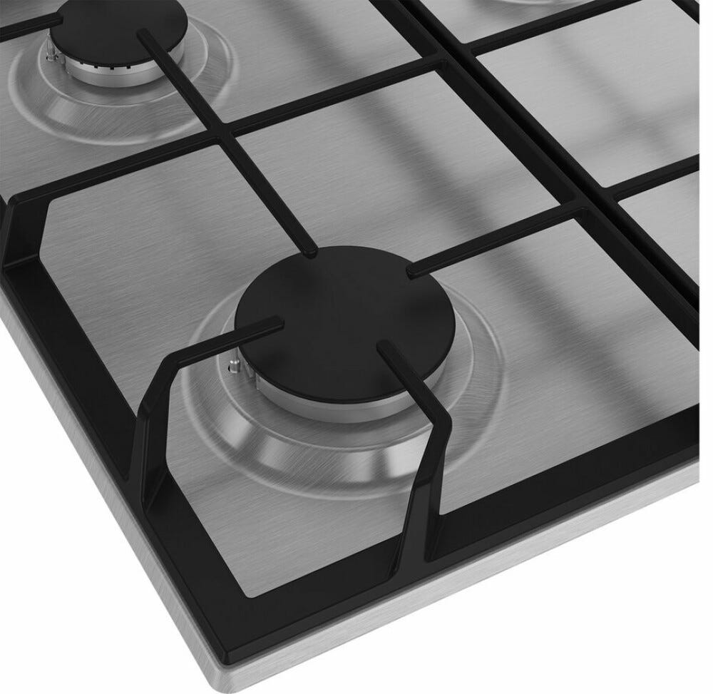 Beko HIBG64122SX Piano a cottura a gas cm. 61 - inox