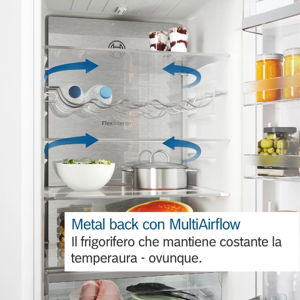 Bosch KGN39AIBT Serie 6 Frigorifero con congelatore a libera installazione cm.60 h.203 - inox antimpronta