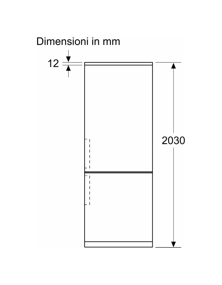 Bosch KGN39AIBT Serie 6 Frigorifero con congelatore a libera installazione cm.60 h.203 - inox antimpronta