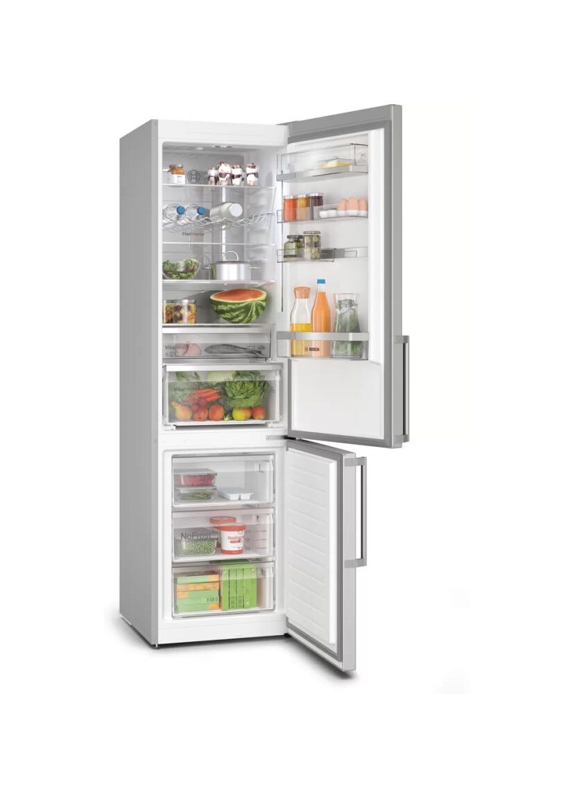 Bosch KGN39AIBT Serie 6 Frigorifero con congelatore a libera installazione cm.60 h.203 - inox antimpronta