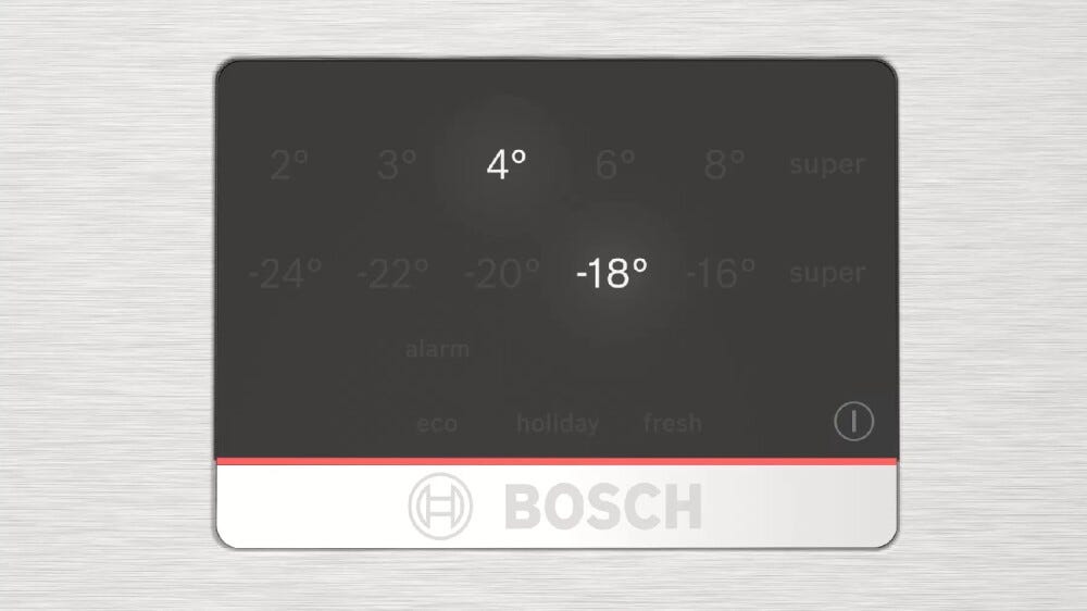 Bosch KGN39AIBT Serie 6 Frigorifero con congelatore a libera installazione cm.60 h.203 - inox antimpronta