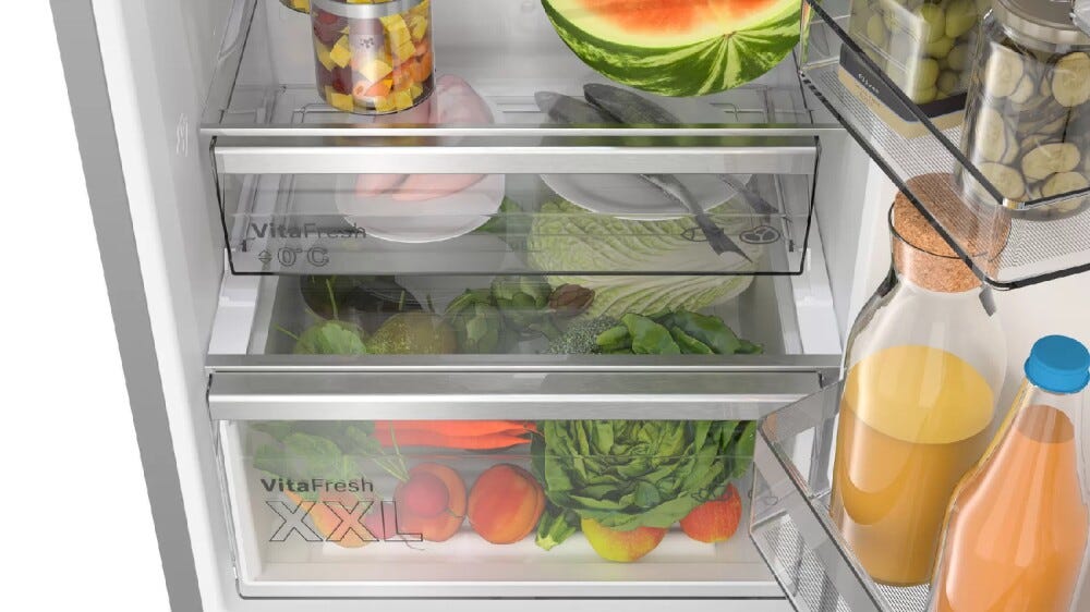 Bosch KGN39AIBT Serie 6 Frigorifero con congelatore a libera installazione cm.60 h.203 - inox antimpronta