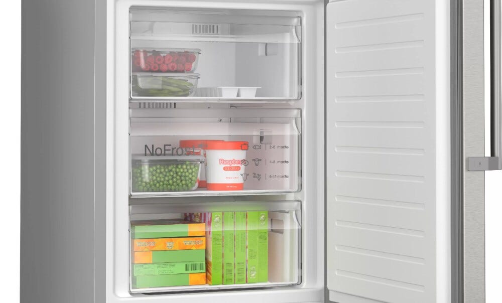 Bosch KGN39AIBT Serie 6 Frigorifero con congelatore a libera installazione cm.60 h.203 - inox antimpronta