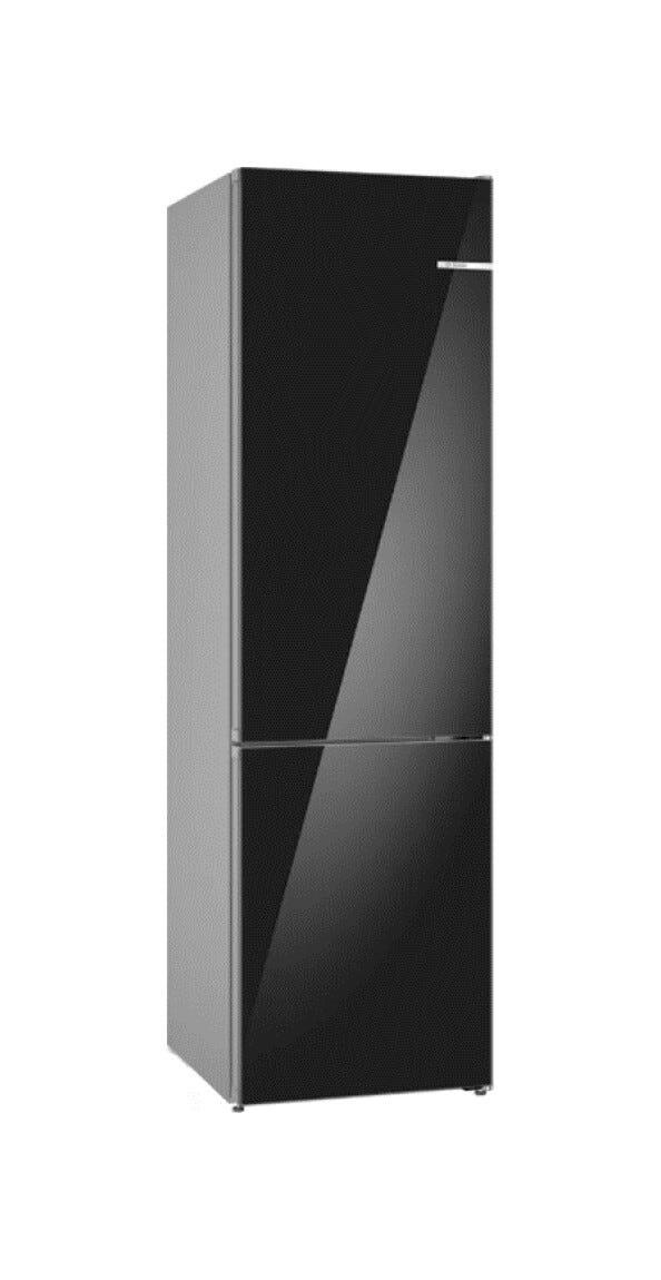 Bosch KGN39LBCF Serie 6 Frigorifero con congelatore a libera installazione cm.60 h.203 - vetro nero