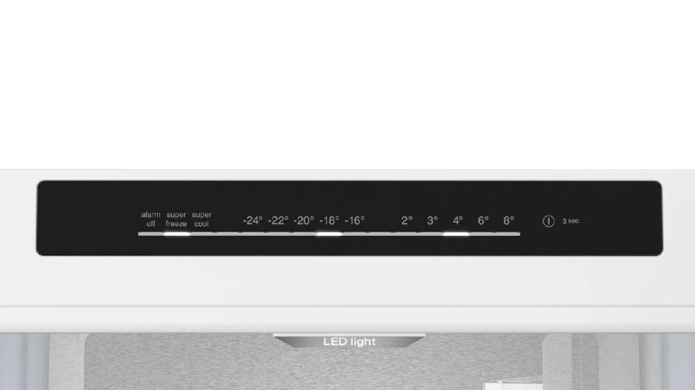 Bosch KGN39LBCF Serie 6 Frigorifero con congelatore a libera installazione cm.60 h.203 - vetro nero