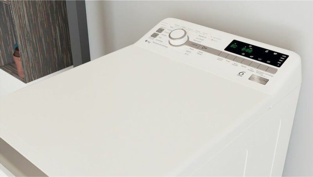Whirlpool TDLR 6252BS IT Lavatrice a carica dall'alto cm. 40 - 6 kg - bianco