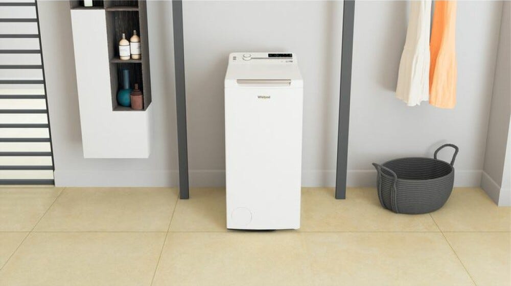 Whirlpool TDLR 6252BS IT Lavatrice a carica dall'alto cm. 40 - 6 kg - bianco