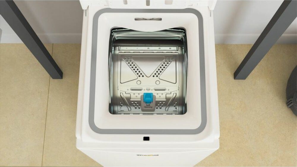 Whirlpool TDLR 6252BS IT Lavatrice a carica dall'alto cm. 40 - 6 kg - bianco