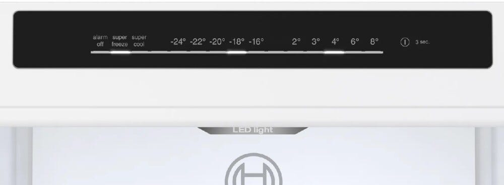 Bosch KGN362IDF Serie 4 Frigorifero con congelatore a libera installazione cm.60 h.186 - inox antimpronta