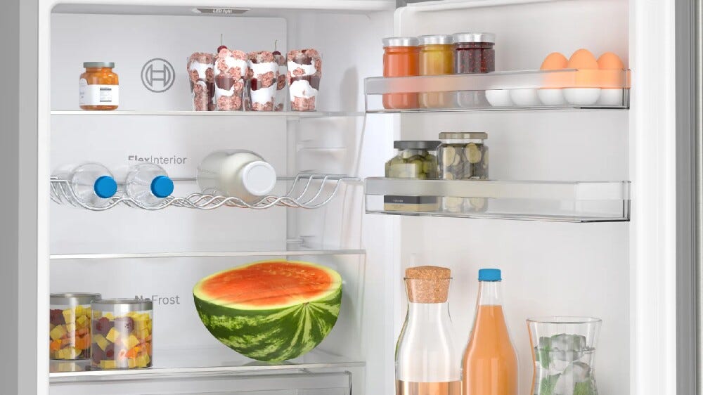 Bosch KGN362IDF Serie 4 Frigorifero con congelatore a libera installazione cm.60 h.186 - inox antimpronta