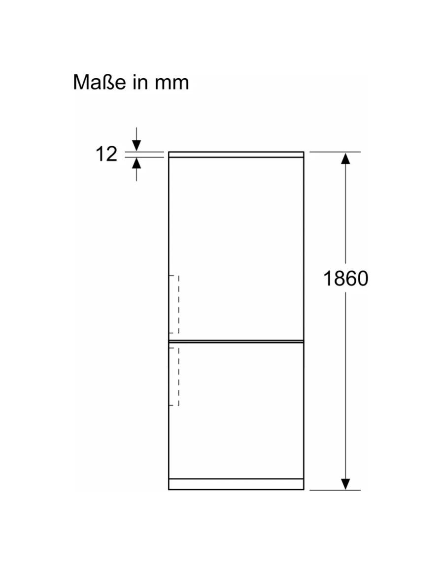 Bosch KGN362IDF Serie 4 Frigorifero con congelatore a libera installazione cm.60 h.186 - inox antimpronta