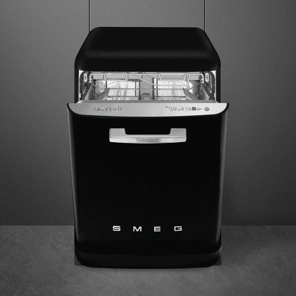 Smeg Selection LVFABBL3 50's Style Lavastoviglie libera installazione cm. 60 - 13 coperti - nero