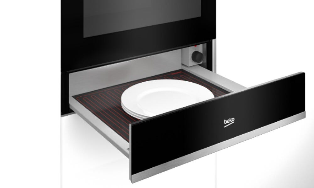 Beko BDRW11400FX Cassetto scaldavivande cm. 60 h. 14 - nero