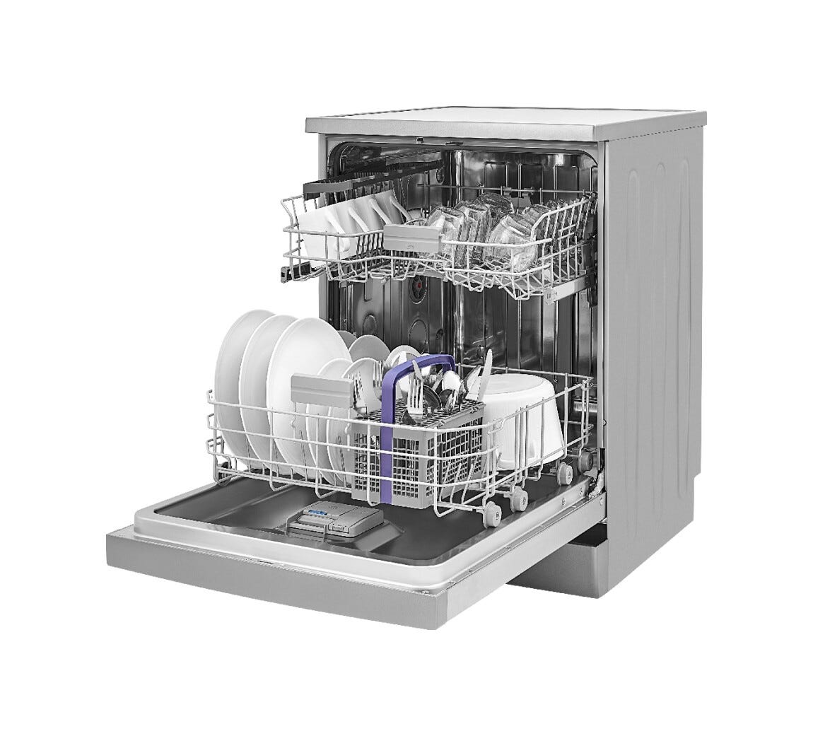 Beko BDFN26430X Lavastoviglie a libera installazione cm. 60 - 14 coperti - inox perlato