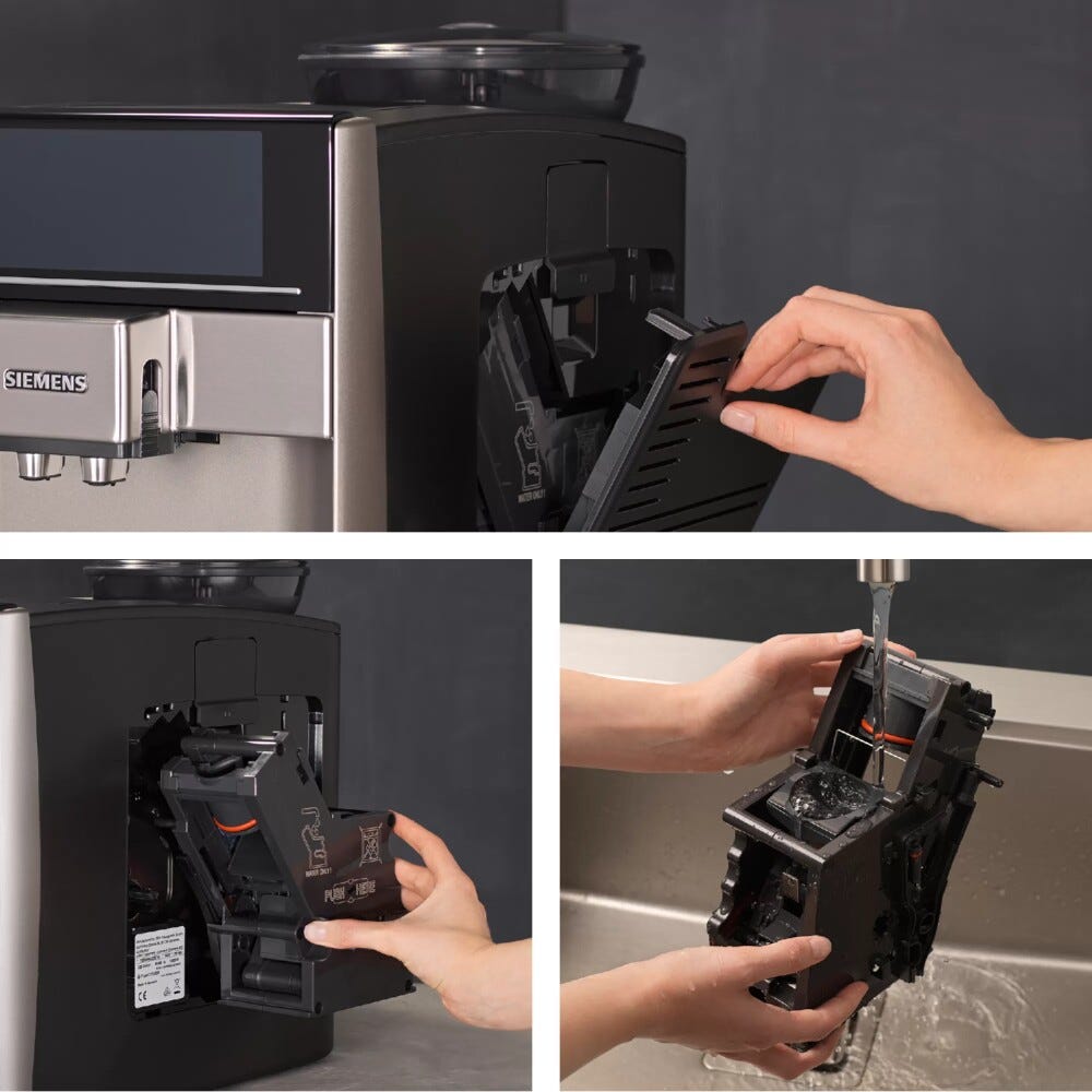 Siemens TE655203RW EQ.6 plus Macchina per caffè automatica - grigio / nero