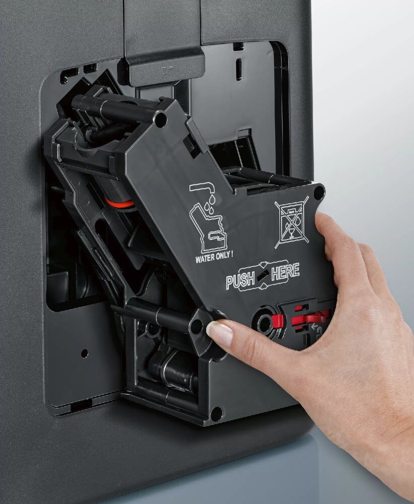 Siemens TE655203RW EQ.6 plus Macchina per caffè automatica - grigio / nero