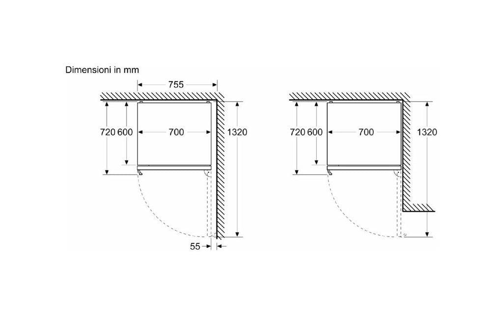 Bosch KGN497ICT Serie 4 Frigorifero con congelatore a libera installazione - cm.70 h.203 lt.440 - inox antimpronta