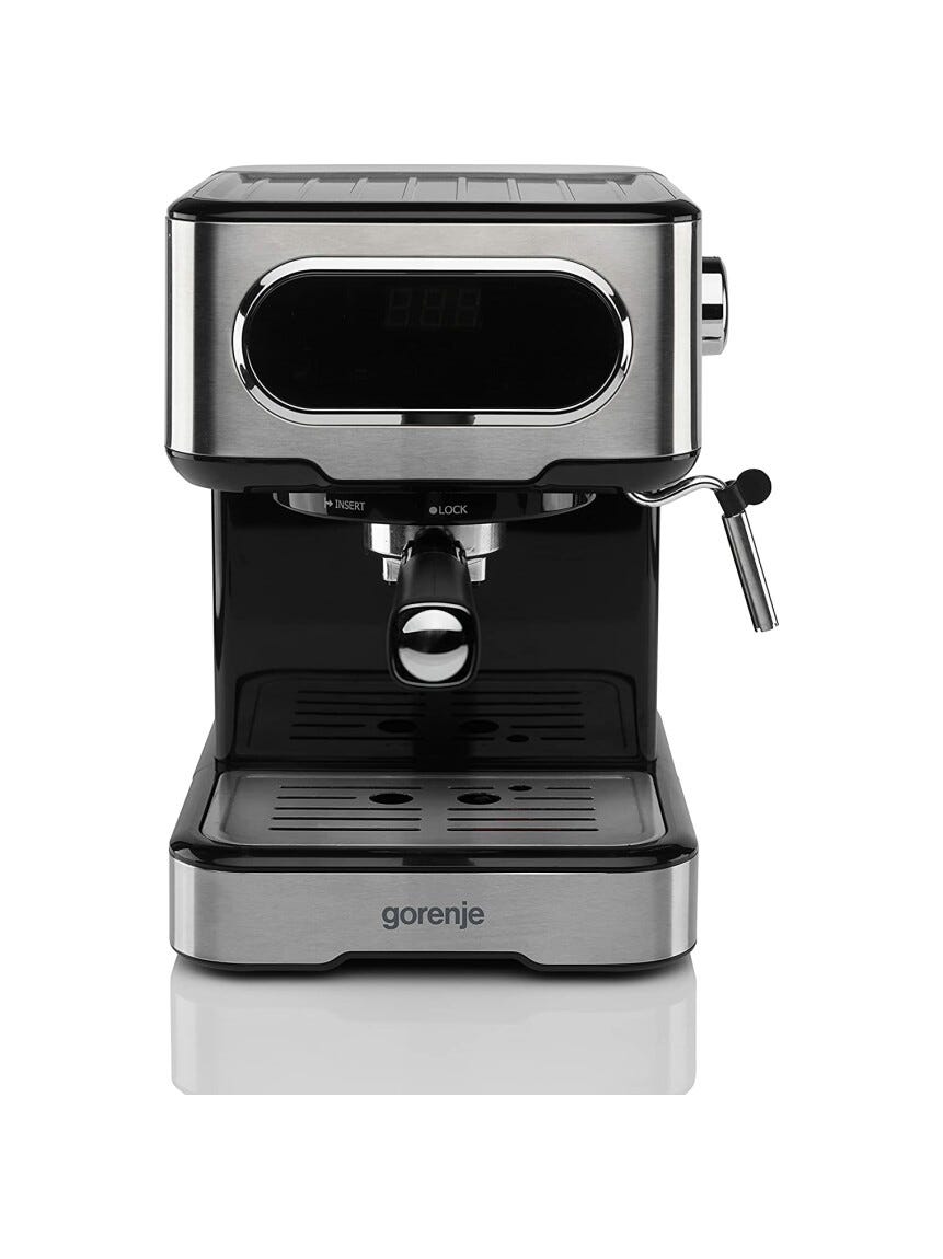 Gorenje ESCM15DBK Macchina per caffè manuale - nero