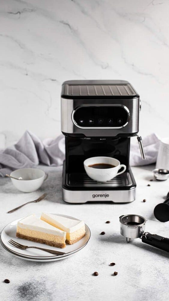 Gorenje ESCM15DBK Macchina per caffè manuale - nero