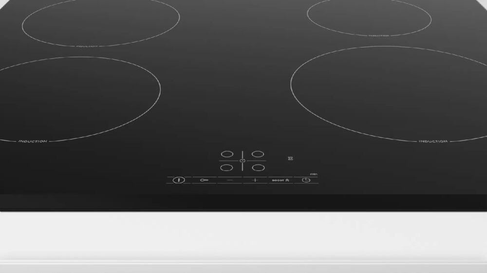 Bosch PUE63RBB5E Serie 4 Piano cottura a induzione - cm.60 - vetroceramica nero