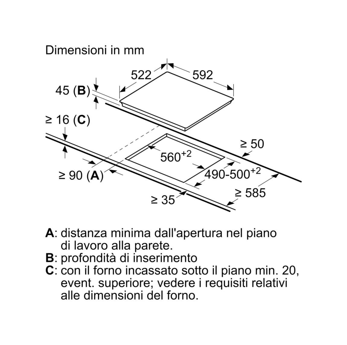 Bosch PKE611FP2E Serie 6 Piano cottura elettrico - cm.60 - vetroceramica nero