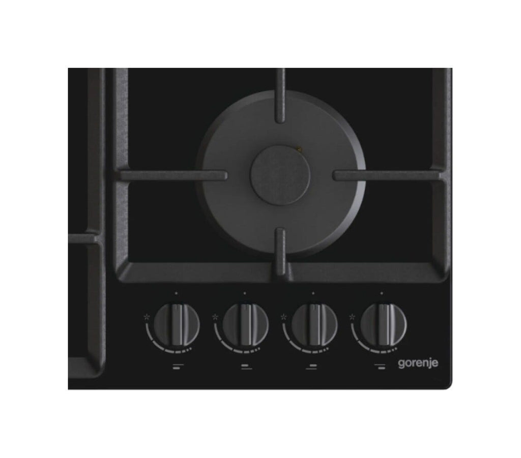 Gorenje GTW641EB Piano cottura a gas cm. 60 - vetro nero
