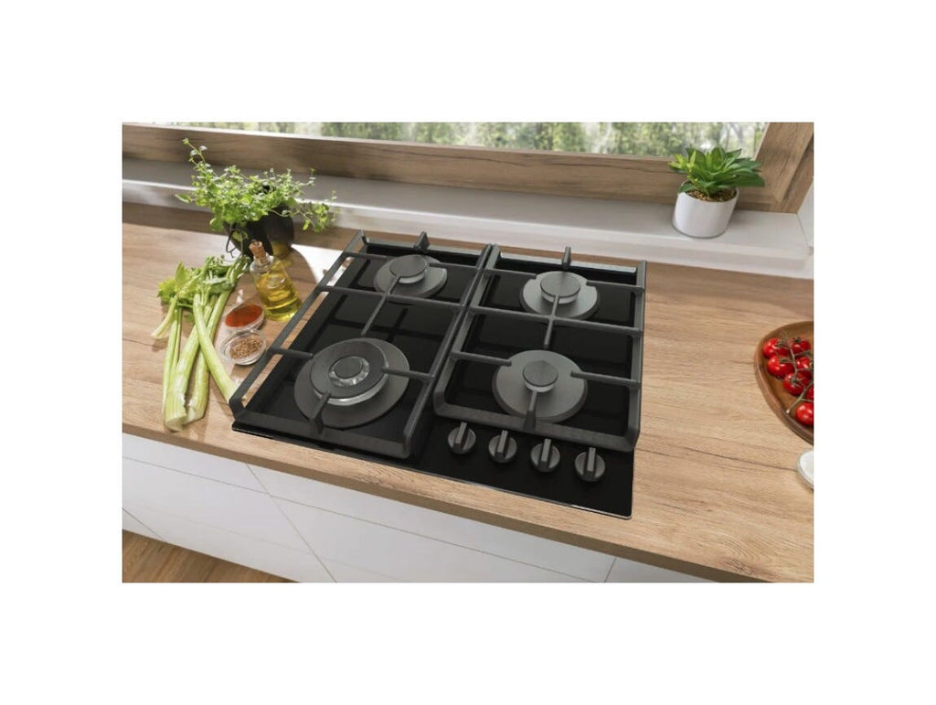 Gorenje GTW641EB Piano cottura a gas cm. 60 - vetro nero