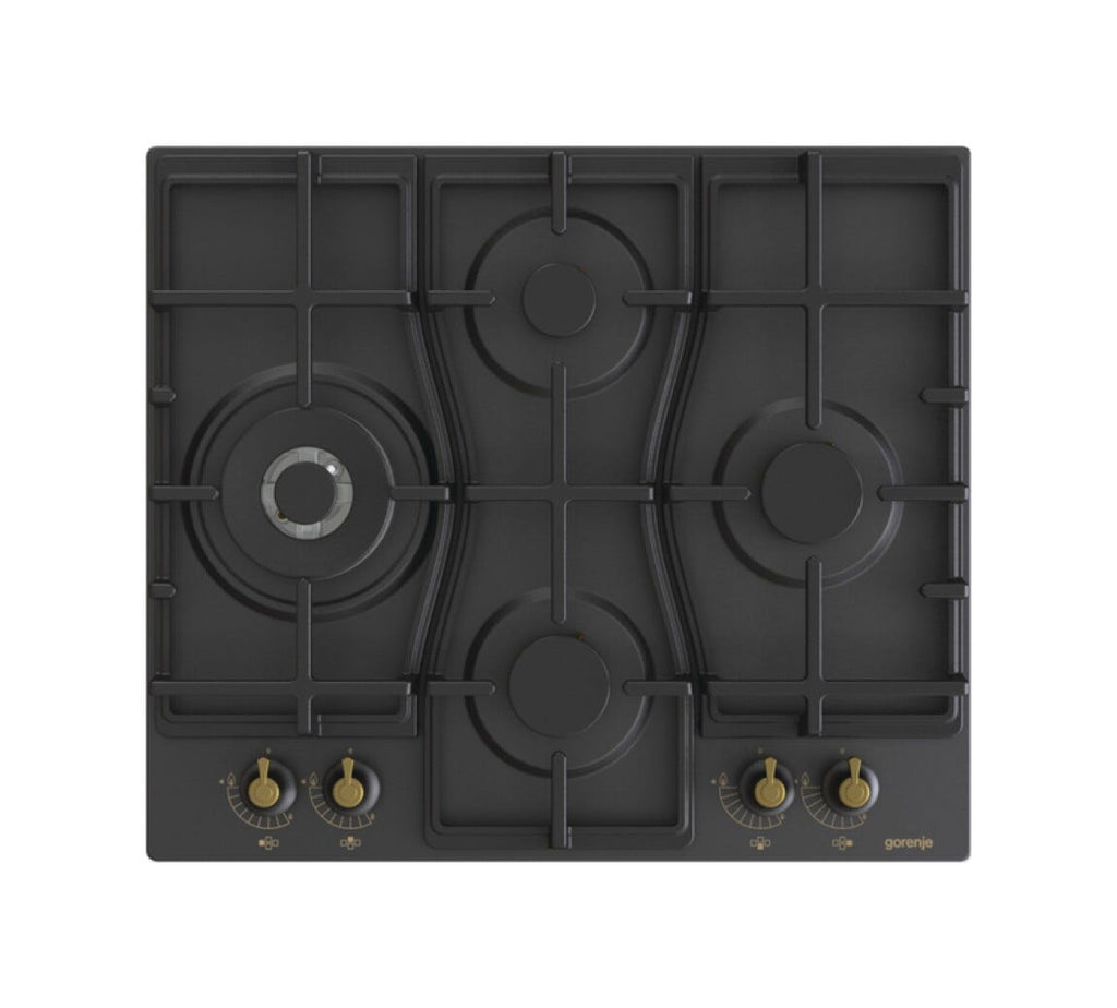 Gorenje GW6D42CLB Piano cottura a gas cm. 60 - nero