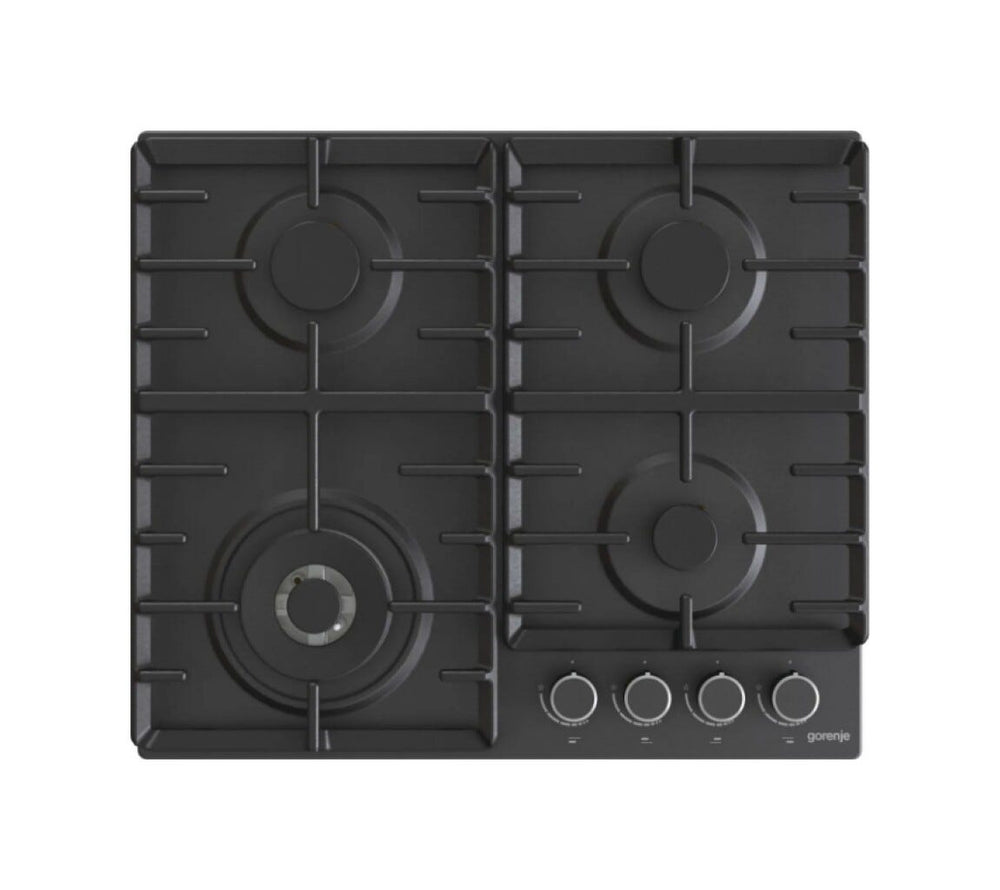 Gorenje GW642AB Piano cottura a gas cm. 60 - nero