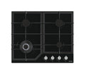 Gorenje GTW641KB Piano cottura a gas cm. 60 - nero