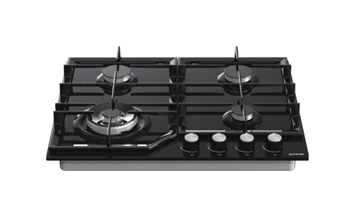 Gorenje GTW641KB Piano cottura a gas cm. 60 - nero