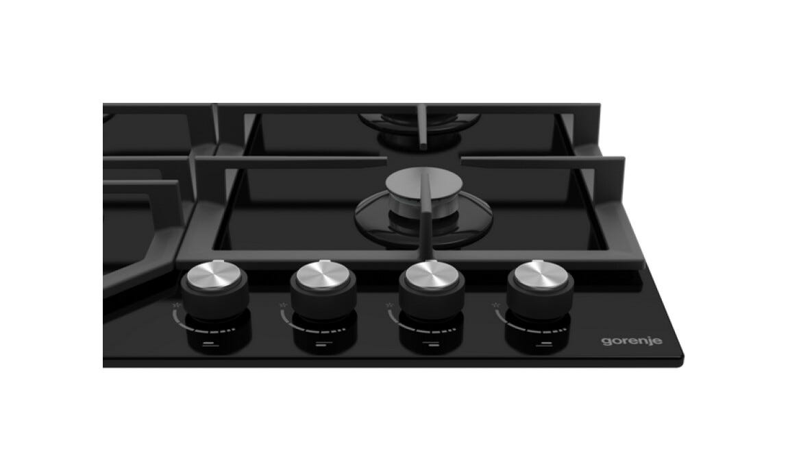 Gorenje GTW641KB Piano cottura a gas cm. 60 - nero