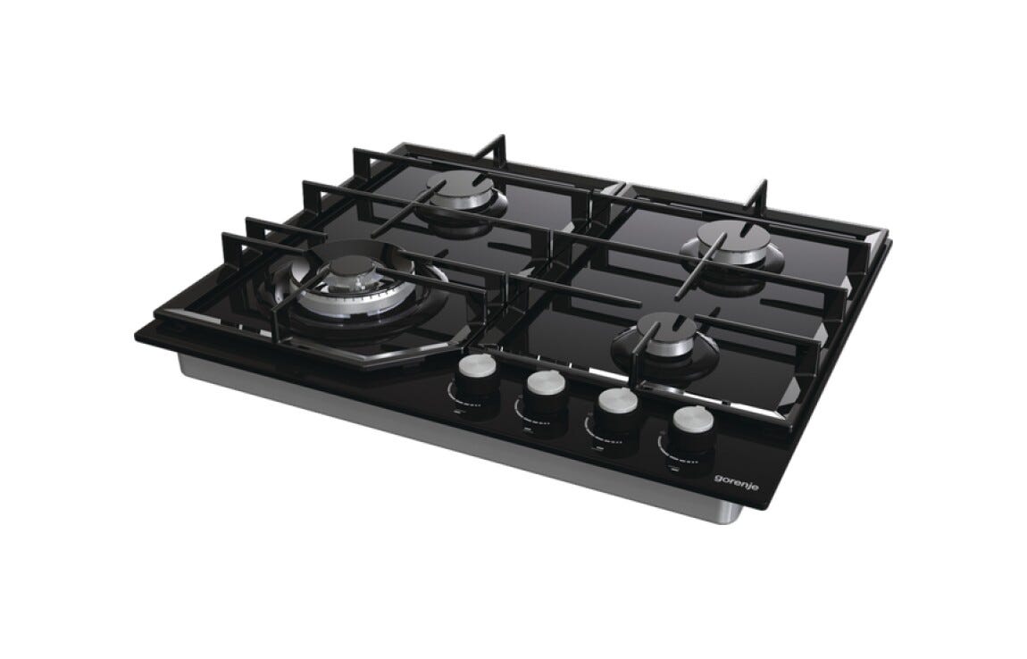 Gorenje GTW641KB Piano cottura a gas cm. 60 - nero