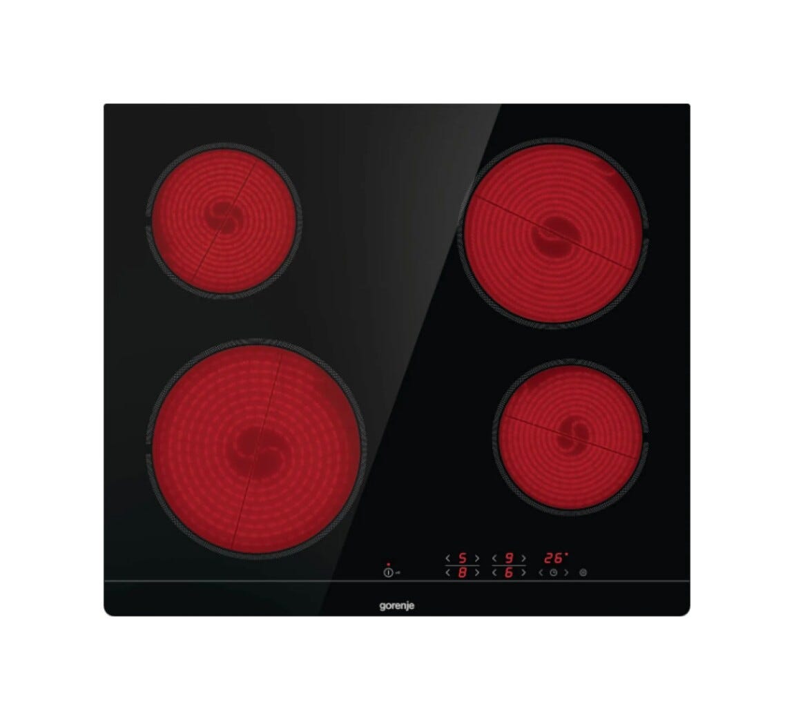 Gorenje ECT641BSC Piano cottura elettrico cm. 60 - nero