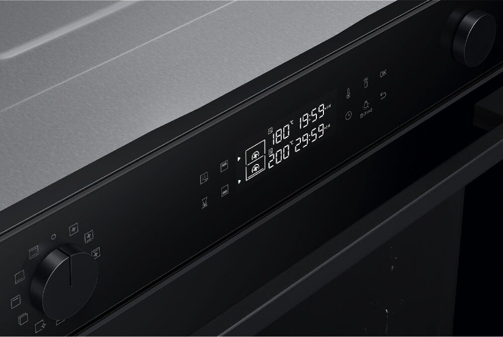 Samsung NV7B44205AK Forno elettrico cm. 60 - vetro nero