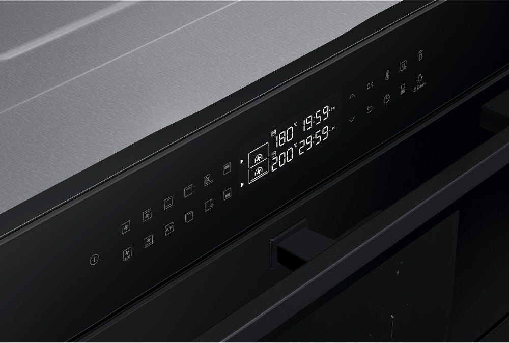 Samsung NV7B43251AK Forno elettrico cm. 60 - vetro nero