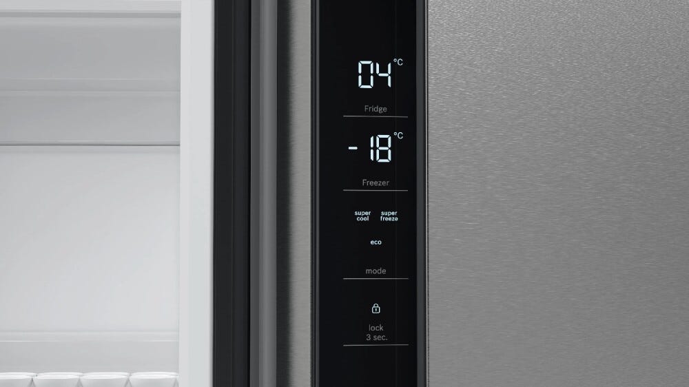 Bosch KFN96VPEA serie 4 Frigorifero con congelatore side by side cm91 h183 lt605 - inox