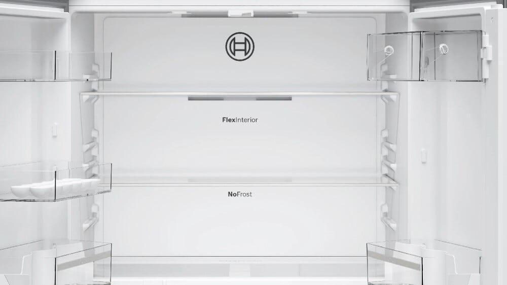 Bosch KFN96VPEA serie 4 Frigorifero con congelatore side by side cm91 h183 lt605 - inox