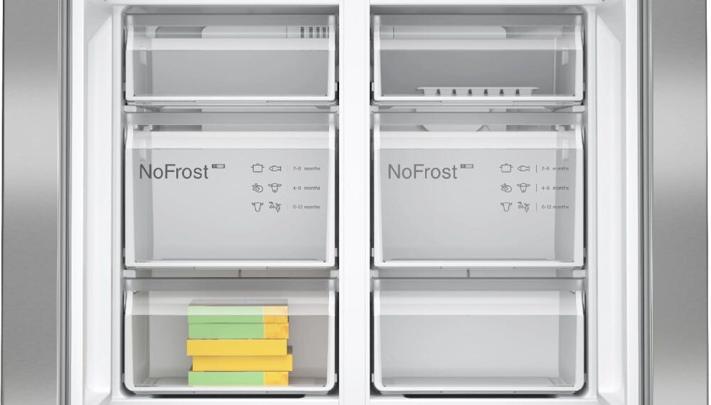 Bosch KFN96VPEA serie 4 Frigorifero con congelatore side by side cm91 h183 lt605 - inox