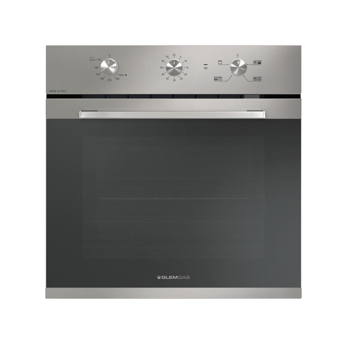 Glem GFXV21IX-S2 Forno multifunzione elettrico e a gas ventilato cm. 60 - inox