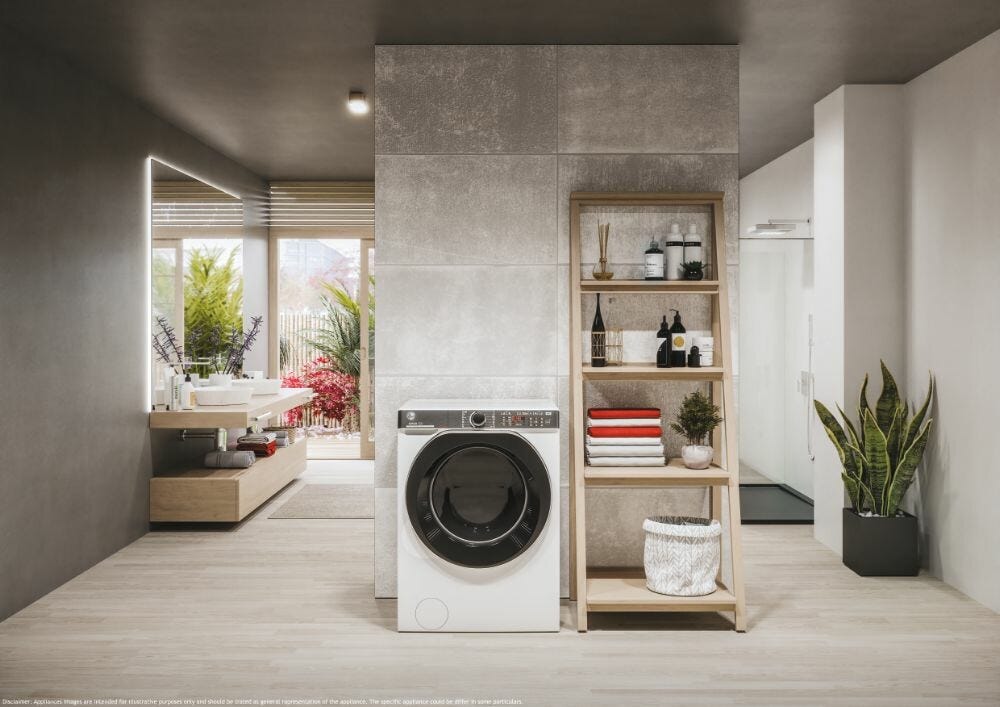Hoover H5WPB49AMBC1S H-WASH 550 Lavatrice cm. 60 - capacità 9 kg - bianco
