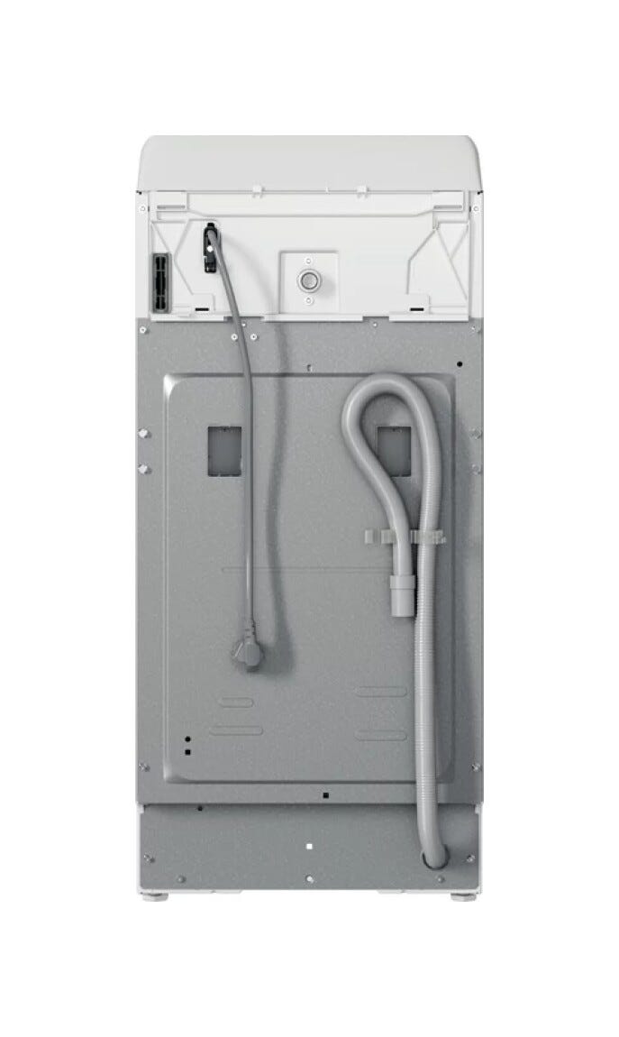 Indesit BTWB7220PEU/N TOP Lavatrice a carica dall'alto cm.40 - capacità 7kg - bianco