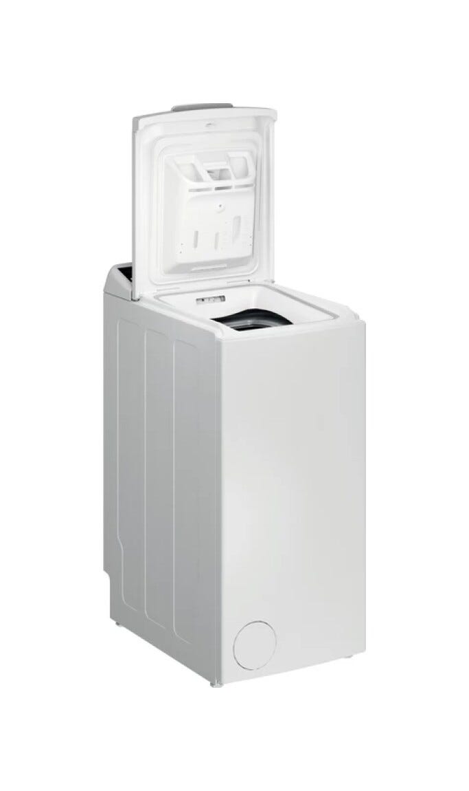 Indesit BTWB7220PEU/N TOP Lavatrice a carica dall'alto cm.40 - capacità 7kg - bianco