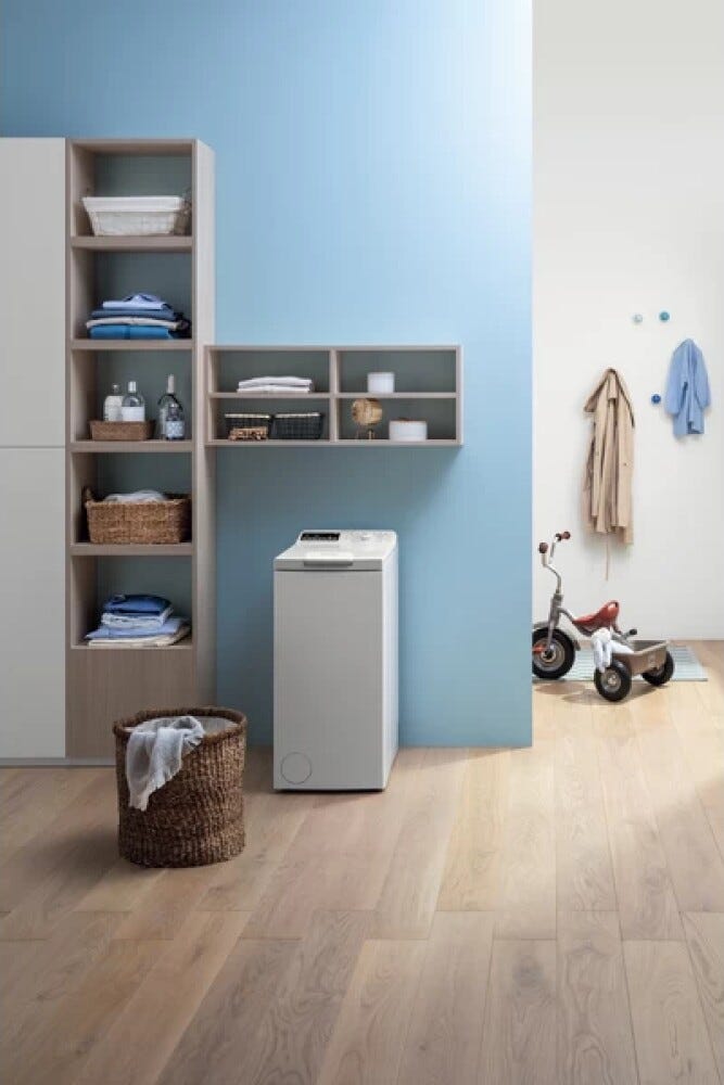 Indesit BTWB7220PEU/N TOP Lavatrice a carica dall'alto cm.40 - capacità 7kg - bianco
