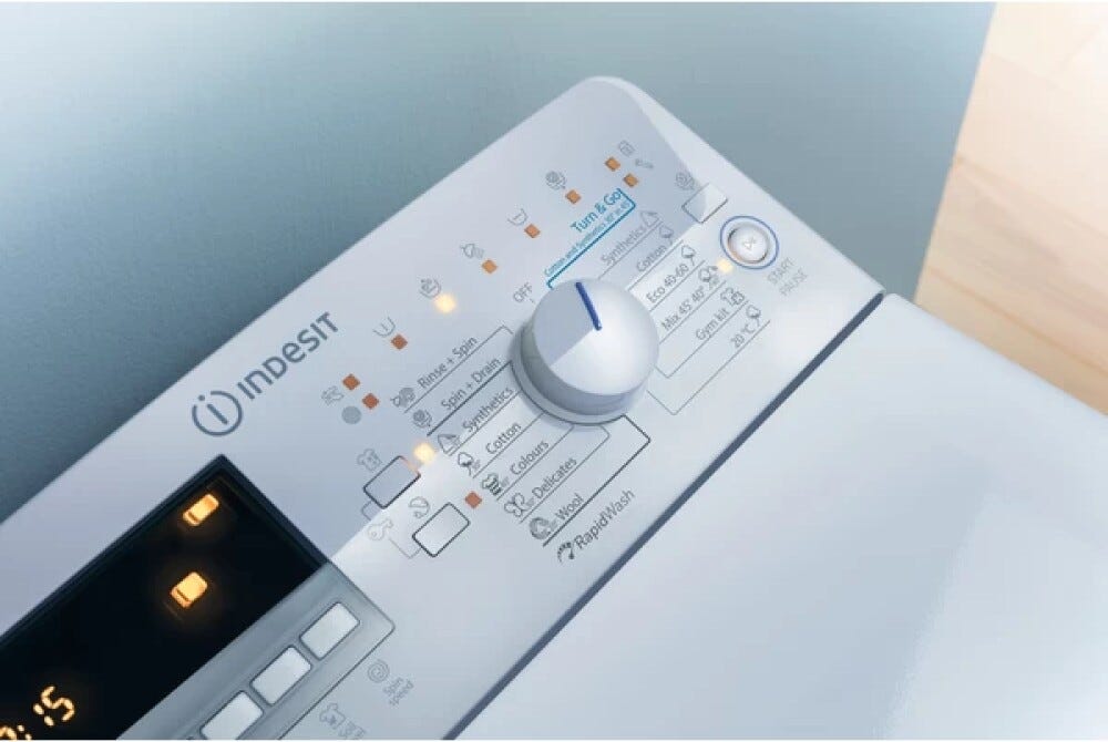 Indesit BTWB7220PEU/N TOP Lavatrice a carica dall'alto cm.40 - capacità 7kg - bianco
