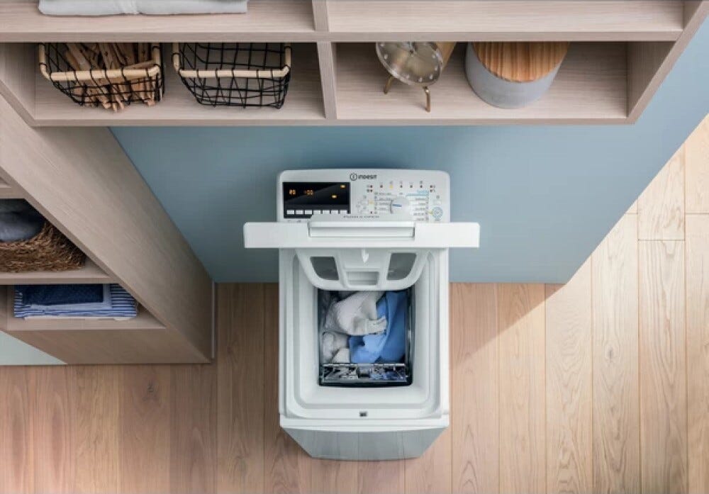 Indesit BTWB7220PEU/N TOP Lavatrice a carica dall'alto cm.40 - capacità 7kg - bianco